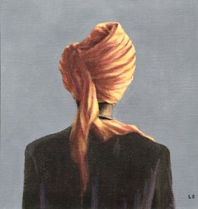 Turbante laranja, 2004 (acrílico sobre tela)